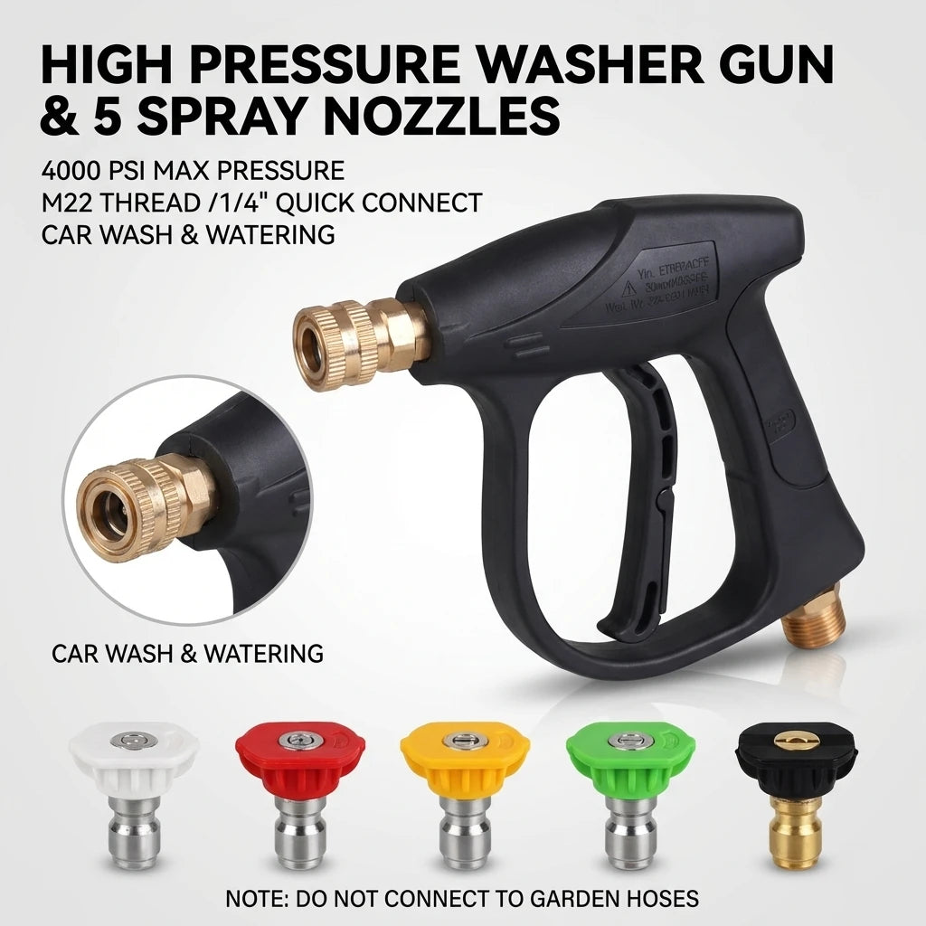 Pro Car Pressure Washer Gun