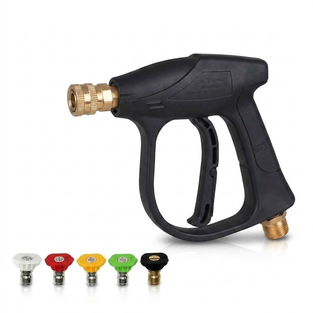 High Pressure Washer Gun - white bg 2