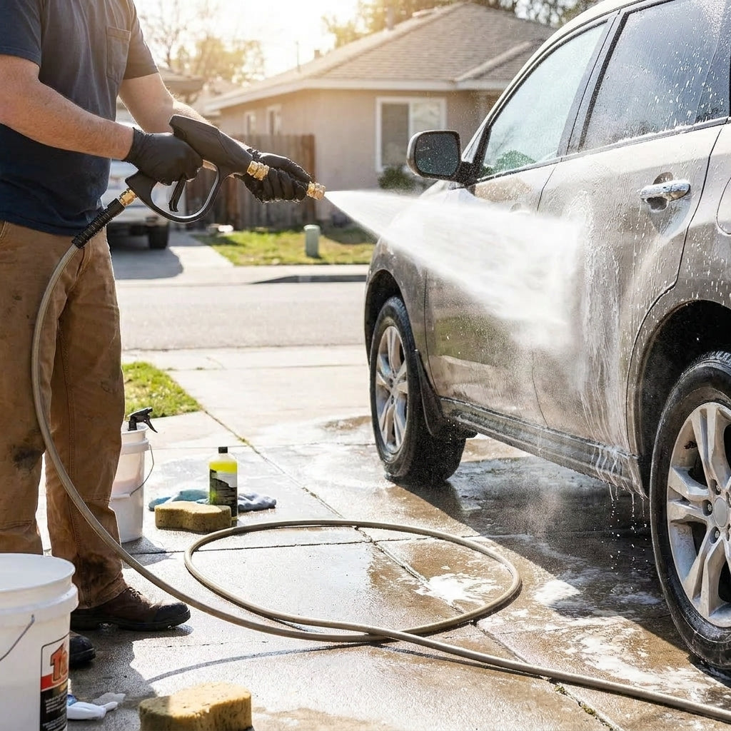 Pressure washer gun lifestyle 1